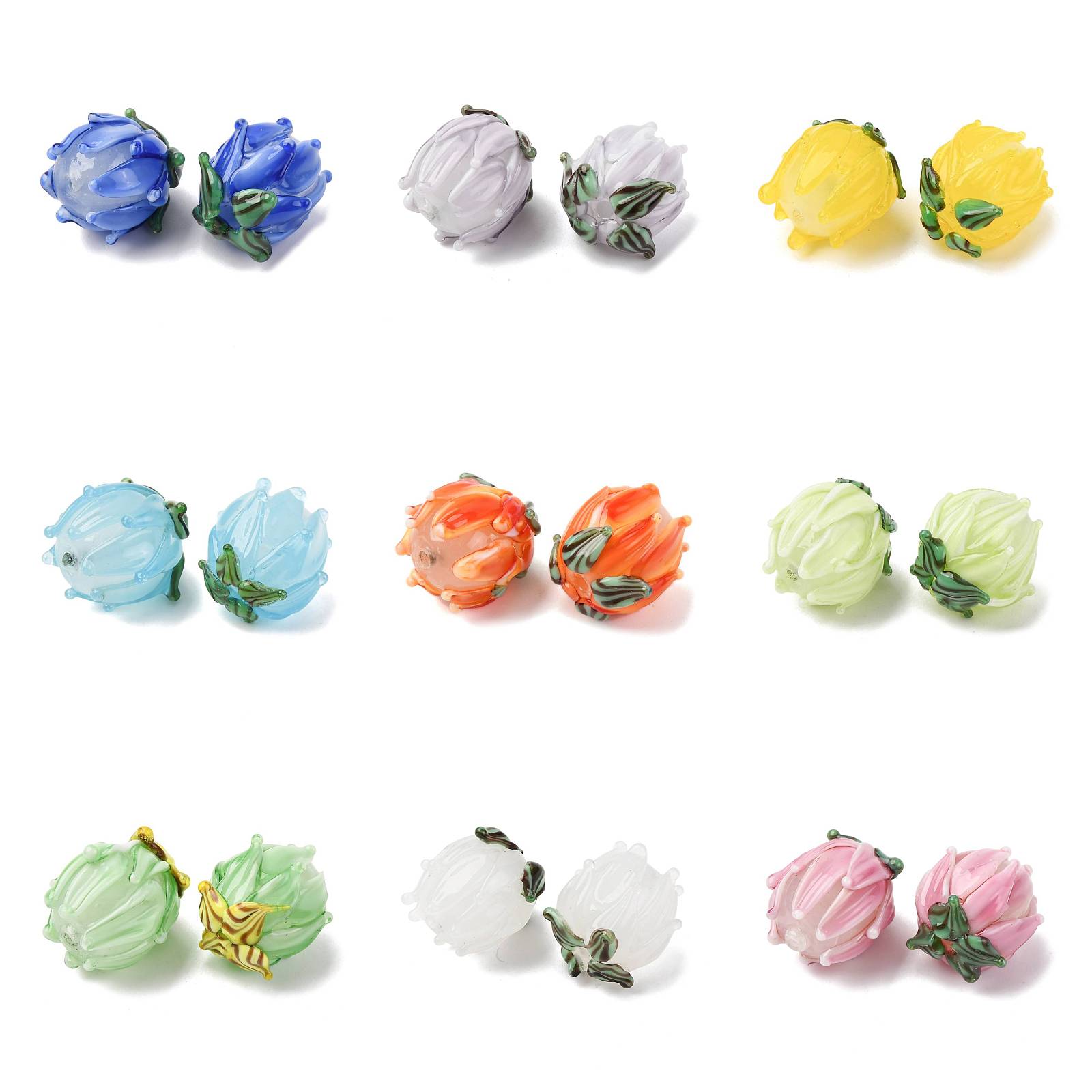 20 Buah Manik-manik Tulip Lamp - Embellishment Crafts ulasan dan harga
