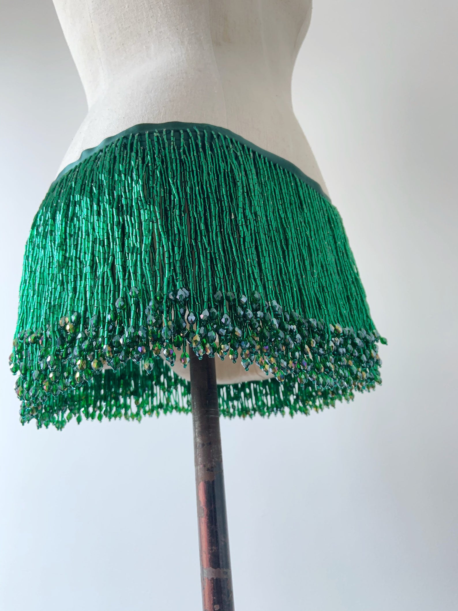1 Yard Hiasan Rumbai Bermanik  - Beaded Trim Fringe ulasan dan harga