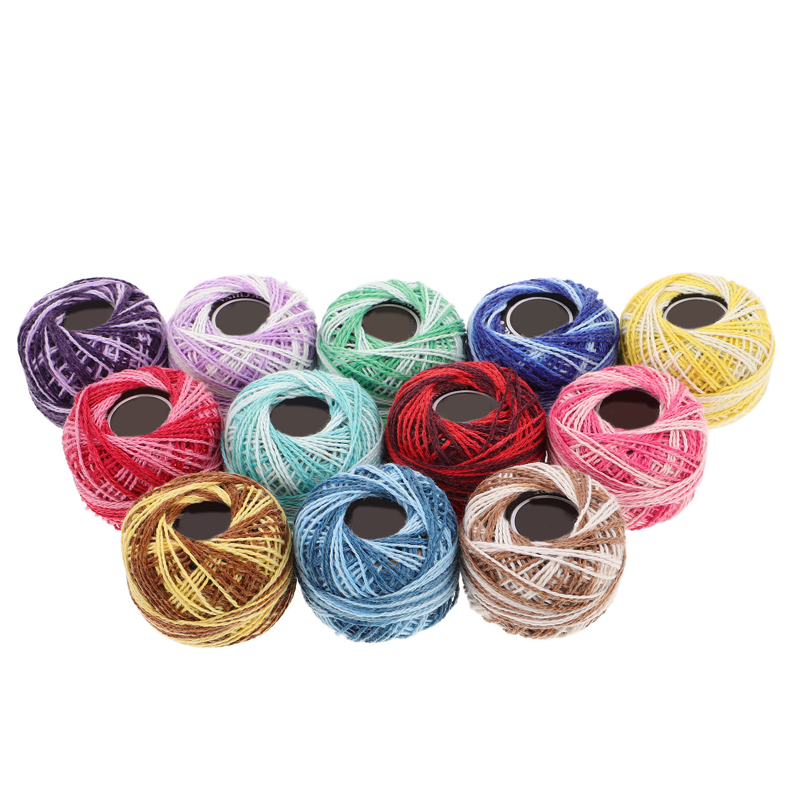 12Pcs Set Benang Bordir Katun  - Embroidery Craft ulasan dan harga